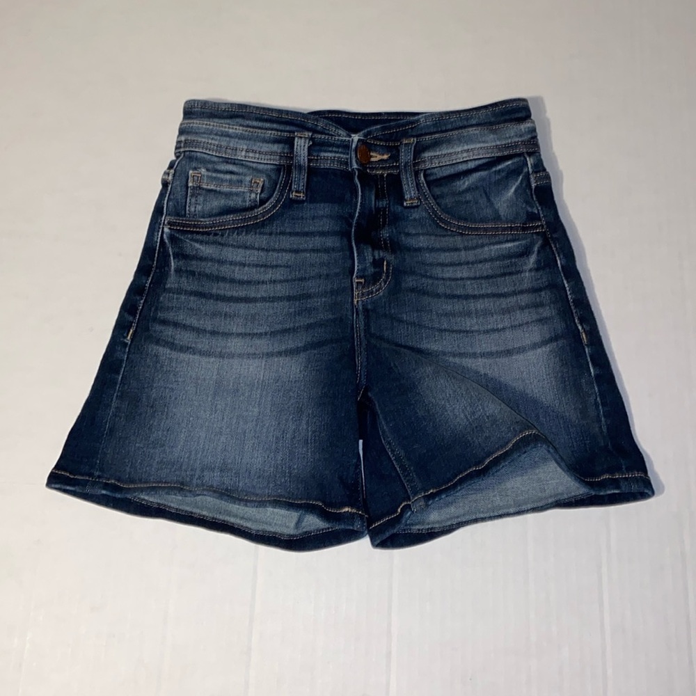 KanCan Signature Kurvy Ultra High Rise Size 24 Women’s Blue Denim Jean Shorts